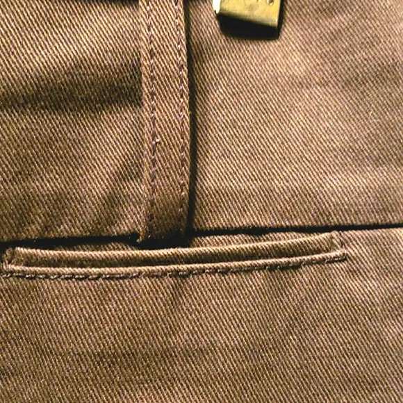 KATAYONE ADELI CHARC. BROWN WIDE LEG JEANS SZ 8