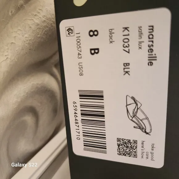Kate Spade &quot;Marseille&quot; Satin Lux Black Kitten heels. NIB. Size: various