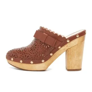Kate Spade Cala Laser Cut Clogs NWOB Size 7.5