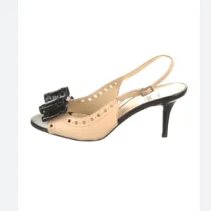 Kate Spade Two-toned Monica Slingback Heels 8.5 Patent Leather Preppy Office