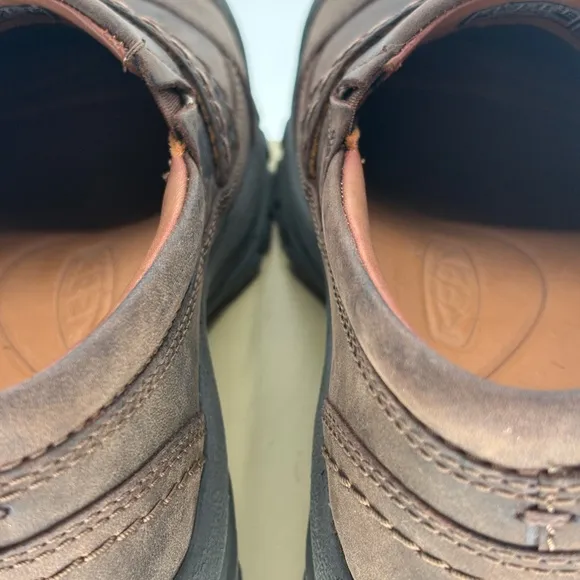 Keen Clogs Shoes Kaci Hike Women Size 5 Brown Leather Comfort
