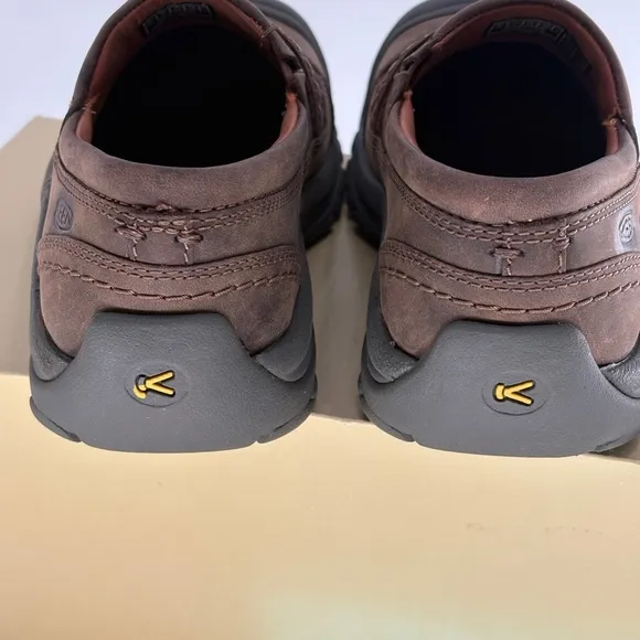 Keen Clogs Shoes Kaci Hike Women Size 5 Brown Leather Comfort