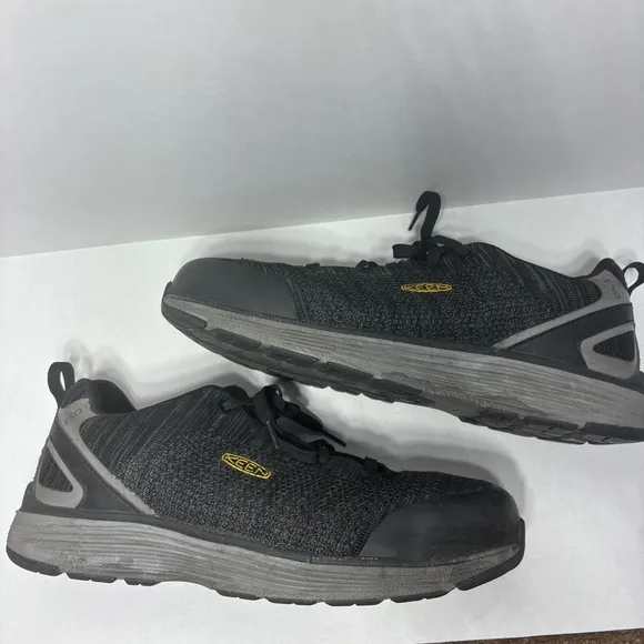 KEEN Utility Men's Sparta Low Height Steel Toe Comfortable ESD Work Shoe 12D