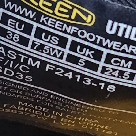 Keen Vista Energy Shift ESD work shoe womens 7.5 wide