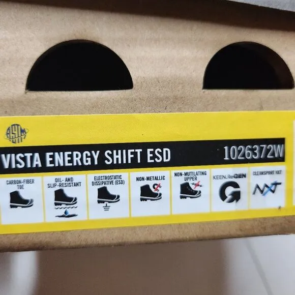 Keen Vista Energy Shift ESD work shoe womens 7.5 wide