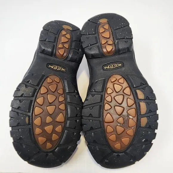 Keen Women Kaci Brown Leather Slip On Clogs Shoes Size 6.5 Outdoor Hiking Casual