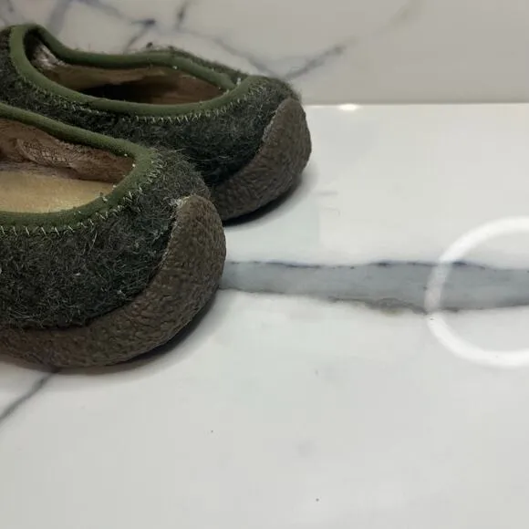 KEEN | Women's Green Wool Embroidered Comfort Outdoor Mule Clogs Sz 10