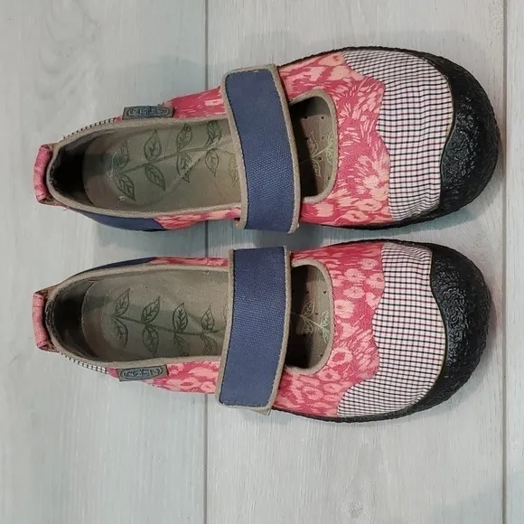 Keen Womens Patcwok Harvest Mary Jane Babydoll Slip on Outdoor Clogs shoes