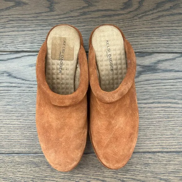Kelsi Dagger Brooklyn Harvey Platform Soft Clogs - Size 7 - New Without Box