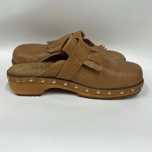 Kelsi Dagger Brooklyn‎ Hobby Kilty Wooden Clogs Sz 9 NWOB