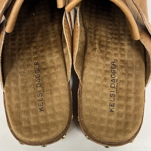 Kelsi Dagger Brooklyn‎ Hobby Kilty Wooden Clogs Sz 9 NWOB