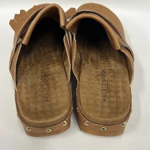 Kelsi Dagger Brooklyn‎ Hobby Kilty Wooden Clogs Sz 9 NWOB