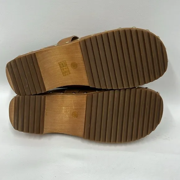 Kelsi Dagger Brooklyn‎ Hobby Kilty Wooden Clogs Sz 9 NWOB
