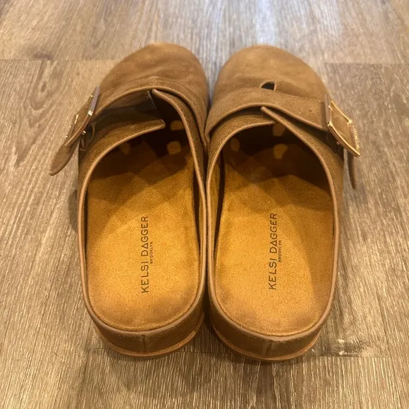 Kelsi Dagger Franklin Cow Mule Suede Women, 9.5