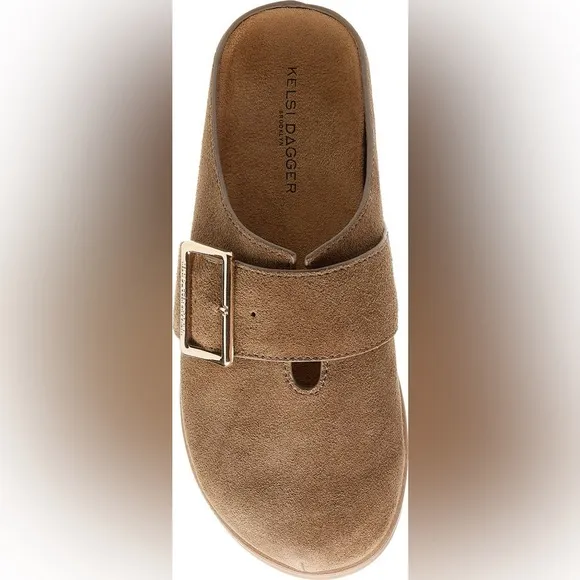 Kelsi Dagger Franklin Cow Mule Suede Women, 9.5