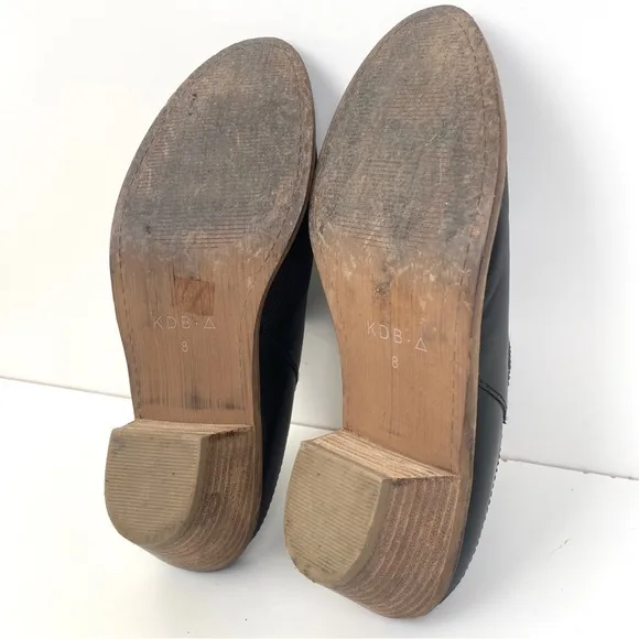 Kelsi Dagger Leather Kellum Mules Black