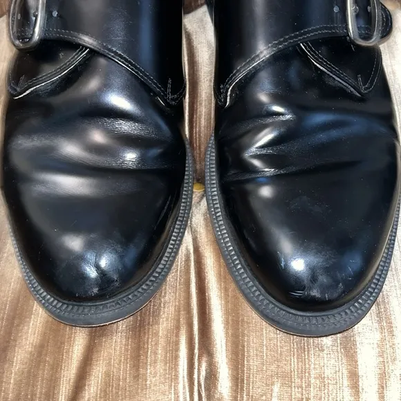 Kenneth Cole Black Buckle Oxfords Men's Size 10