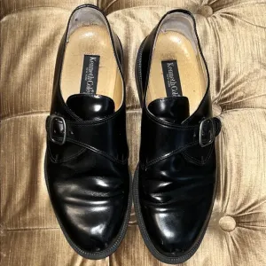 Kenneth Cole Black Buckle Oxfords Men's Size 10