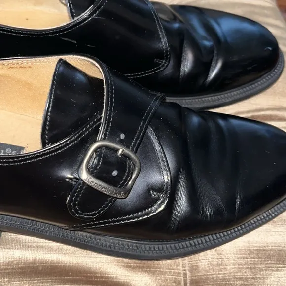 Kenneth Cole Black Buckle Oxfords Men's Size 10