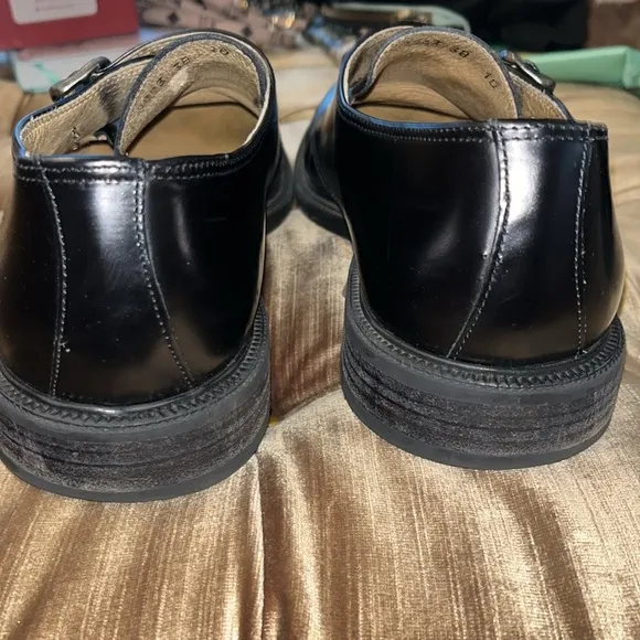 Kenneth Cole Black Buckle Oxfords Men's Size 10