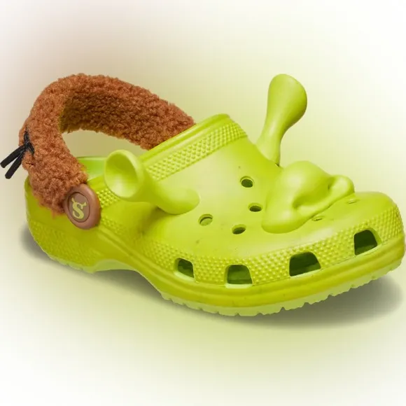 💚KIDS CLASSIC CROCS DREAM WORKS SHREK CLOGS J4 J 4