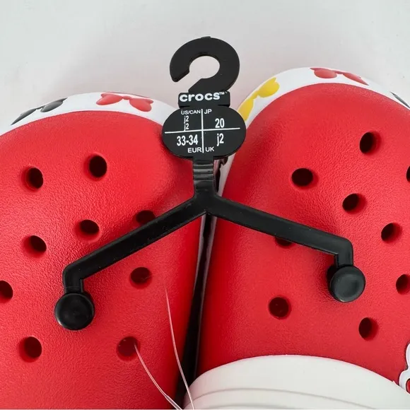 Kids’ Crocs Fun Lab Minnie Mouse Band Classic Clog Flame Size J2