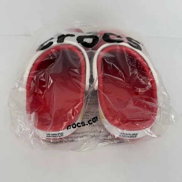 Kids’ Crocs Fun Lab Minnie Mouse Band Classic Clog Flame Size J2