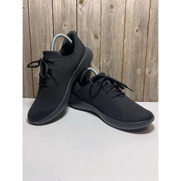 Kizik Madrid Eco Knit Black Handsfree Athletic Shoes Mens Size 9 / Womens 10.5