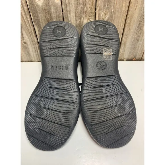Kizik Madrid Eco Knit Black Handsfree Athletic Shoes Mens Size 9 / Womens 10.5