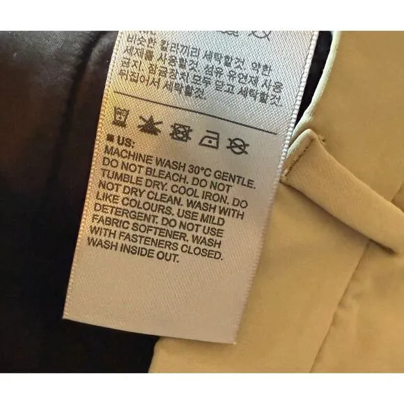 KJUS Ike Performance Golf Pants Men's Size 38x32 Chino 5-Pocket Tan Khaki
