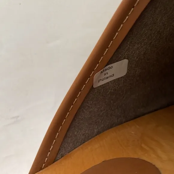 Klägn Women’s Swedish Comfort Tuva Wood Leather Clogs Camel 39 (8.5-9)