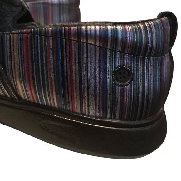 KLOGS Leena Women's Multi Stripe Comfort Slip Resistant Clogs - Size 9
