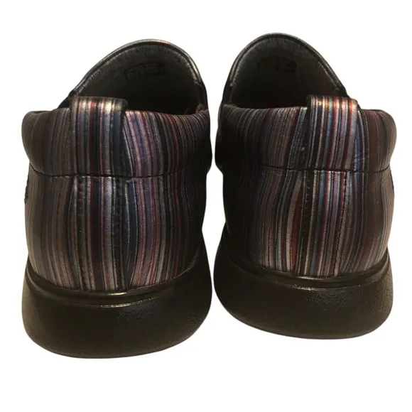 KLOGS Leena Women's Multi Stripe Comfort Slip Resistant Clogs - Size 9