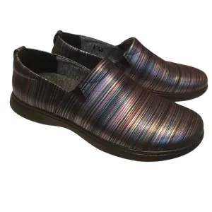 KLOGS Leena Women's Multi Stripe Comfort Slip Resistant Clogs - Size 9