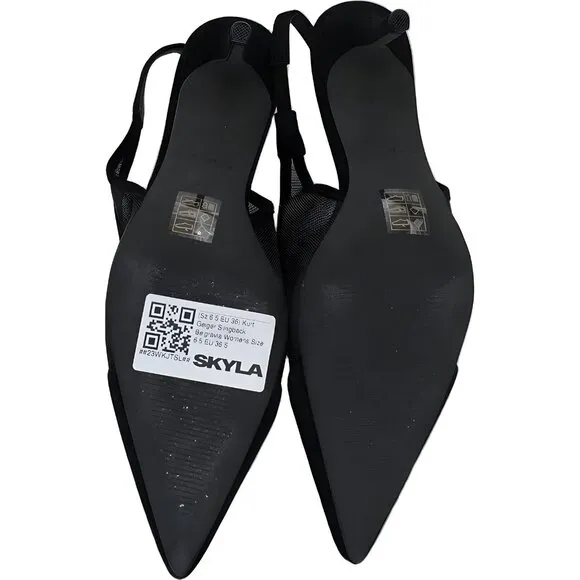 Kurt Geiger Belgravia Slingback Heels Black - Women's 6.5 EU 36.5