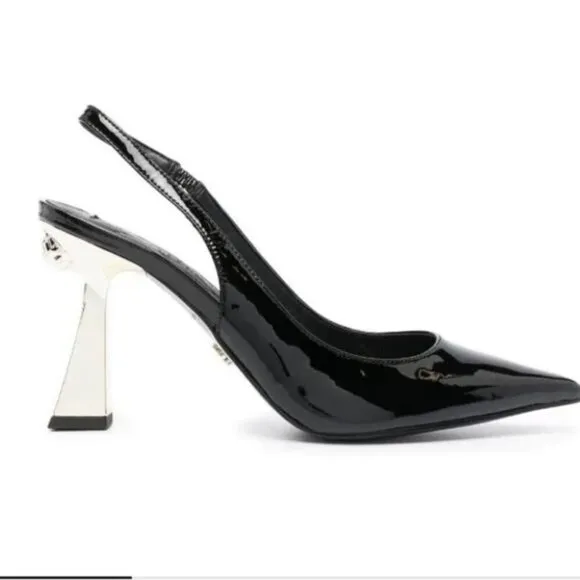Kurt Geiger London Slingback Pointed Toe High Shine Pumps 5.5