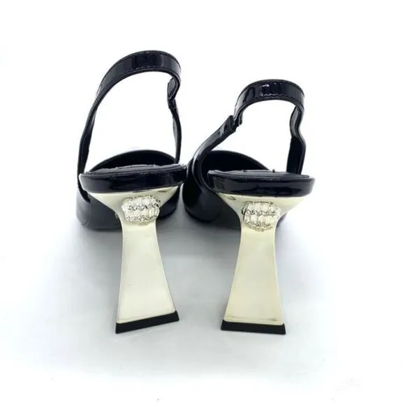 Kurt Geiger London Slingback Pointed Toe High Shine Pumps 5.5