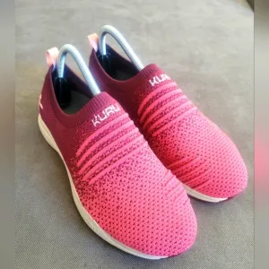 Kuru Stride Heather Plum Purple Slip On Sneakers Size 9 Lightweight