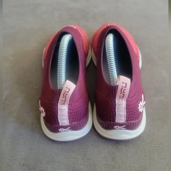 Kuru Stride Heather Plum Purple Slip On Sneakers Size 9 Lightweight
