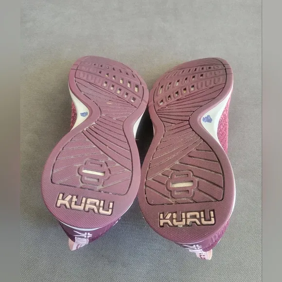 Kuru Stride Heather Plum Purple Slip On Sneakers Size 9 Lightweight