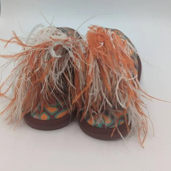 La Double J Boudoir Slipper Puzzle Bordeaux in Faille Size Small