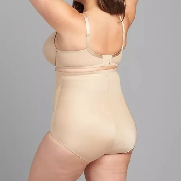 Lane Bryant Shape by Cacique High-Waist Brief in Cafe Size 14/16