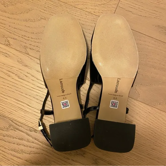 Larroude Maria slingback sandal heels