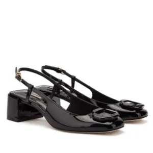 Larroude Maria slingback sandal heels