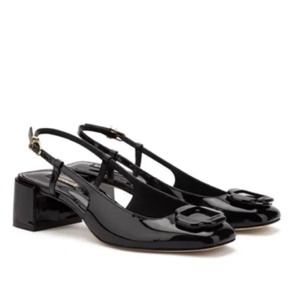 Larroude Maria slingback sandal heels