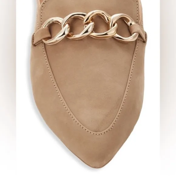 🎉LAST PIECE🎉STEVE MADDEN Made in Brazil Nubuck Leather Flat Mules