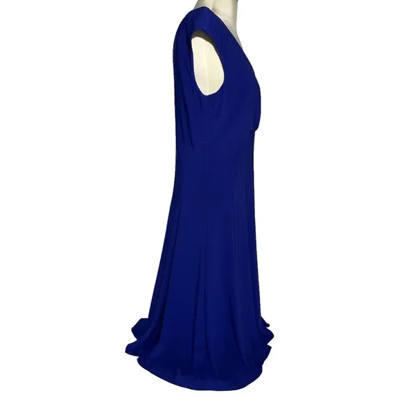 Lauren Ralph Lauren Dress VNeck Wrap Empire Waist Dressy Career Formal Size 10