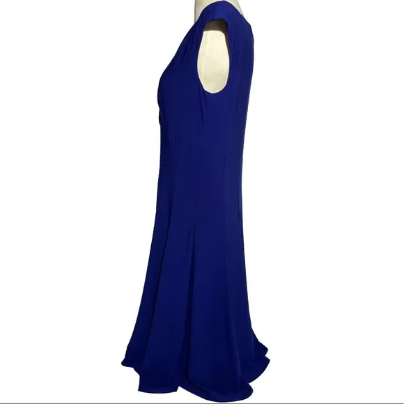 Lauren Ralph Lauren Dress VNeck Wrap Empire Waist Dressy Career Formal Size 10
