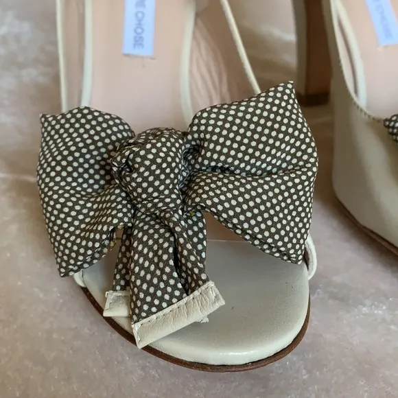 L’AUTRE CHOSE sling back open toe heels
