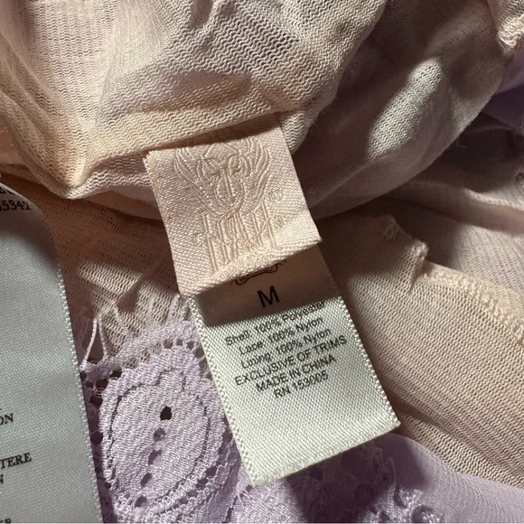 Lavender We Are HAH Queen 4 A Day Dress Chiffon Lace Mini Dress w/ Slip